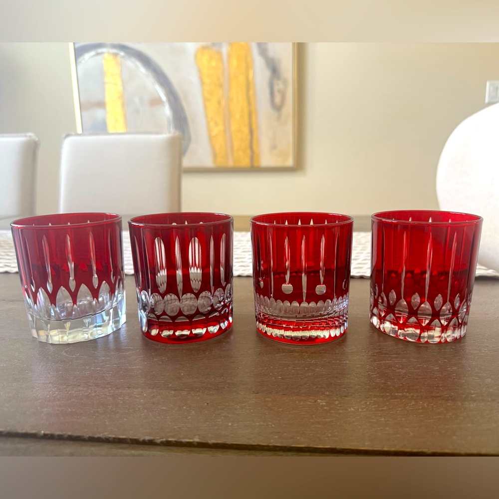 William Sonoma Cocktail Glasses X4